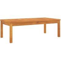 Berkfield Home Coffee Table 100x50x33 cm Solid Acacia Wood in Brown | Size: 100 x 50 x 33 cm