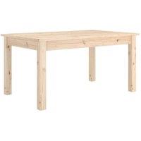 Berkfield Home Coffee Table 80x50x40 cm Solid Wood Pine in Light Tan | Size: 80 x 50 x 40 cm