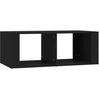 Berkfield Home Coffee Table Black 100x50x36 cm Engineered Wood | Size: 100 x 50 x 36 cm