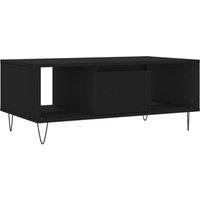 Berkfield Home Coffee Table Black 90x50x36.5 cm Engineered Wood