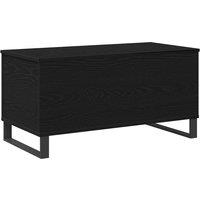 Berkfield Home Coffee Table Black Oak 90x44.5x45 cm Engineered Wood