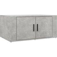 Berkfield Home Coffee Table Concrete Grey 80x50x36 cm Engineered Wood | Size: 80 x 50 x 36 cm
