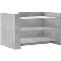 Berkfield Home Coffee Table Concrete Grey 80x50x50 cm Engineered Wood | Size: 80 x 50 x 50 cm