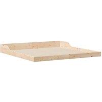 Berkfield Home Brown 180 x 210 cm Pine wood in Natural