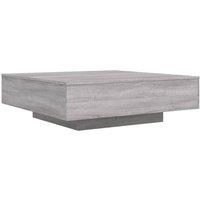 Berkfield Home Coffee Table Grey Sonoma 100x100x31 cm Engineered Wood | Size: 100 x 100 x 31 cm