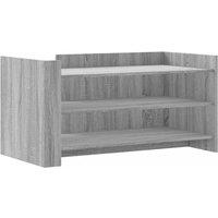 Berkfield Home Coffee Table Grey Sonoma 100x50x50 cm Engineered Wood | Size: 100 x 50 x 50 cm
