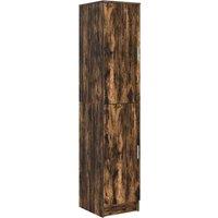 Berkfield Home Buffet Cabinet Smoked oak Engineered wood Large Buffet Cabinet in Brown