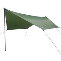 Berkfield Home Camping Tarp Green 430x380x210 cm Waterproof | Size: 430 x 380 x 210 cm