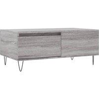 Berkfield Home Coffee Table Grey Sonoma 90x50x36.5 cm Engineered Wood