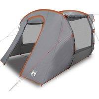 Berkfield Home Car Tent Grey & Orange Waterproof