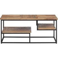Berkfield Home Coffee Table 90x50x39 cm Solid Reclaimed Teak in Brown | Size: 90 x 50 x 39 cm