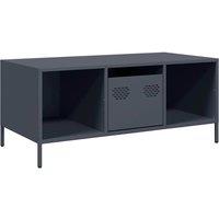 Berkfield Home Coffee Table Anthracite 101.5x50x43.5 cm Cold-rolled Steel in Dark Grey