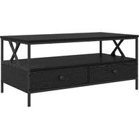 Berkfield Home Coffee Table Black oak 100 x 51 x 45 cm Engineered wood