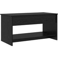 Berkfield Home Coffee Table Black oak 102 x 50 x 52.5 cm Engineered wood