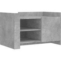 Berkfield Home Coffee Table Concrete Grey 80x50x50 cm Engineered Wood | Size: 80 x 50 x 50 cm