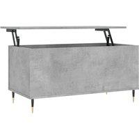 Berkfield Home Coffee Table Concrete Grey 90x44.5x45 cm Engineered Wood