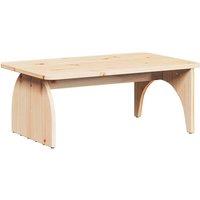 Berkfield Home Coffee Table Natural 80 x 50 x 31 cm Solid pine wood