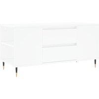 Berkfield Home Coffee Table White 102x44.5x50 cm Engineered Wood