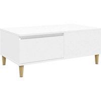 Berkfield Home Coffee Table White 90x50x36.5 cm Engineered Wood