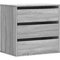 Berkfield Home Corner Chest of Drawers Grey Sonoma 60x41x58 cm Engineered Wood | Size: 60 x 41 x 58 cm