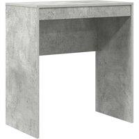 Berkfield Home Computer Desk Concrete grey Particle board with concrete-like finish