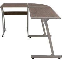 Berkfield Home Corner Desk Brown Engineered Wood
