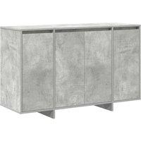 Berkfield Home Concrete Grey Sideboard Concrete grey Engineered wood