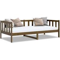 Berkfield Home Day Bed Honey Brown Solid Pinewood 90x200 cm