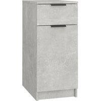 Berkfield Home Desk Cabinet Concrete Grey 33.5x50x75 cm Engineered Wood