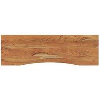 Berkfield Home Desk Top 140x50x2.5 cm Rectangular Solid Wood Acacia in Brown