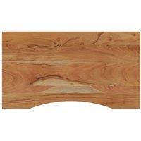 Berkfield Home Desk Top 90x50x2.5 cm Rectangular Solid Wood Acacia in Brown