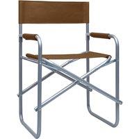 Berkfield Home Director's Chairs 2 pcs Steel Brown