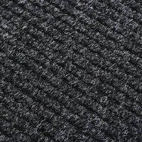 Berkfield Home Dirt Trapper Carpet Runner 100x350 cm Anthracite in Black | Size: 100 cm diameter