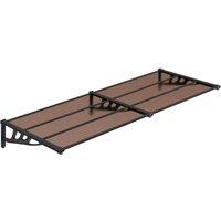 Berkfield Home Door Canopy Black 239x90 cm Polycarbonate