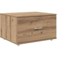 Berkfield Home Drawer Cabinet Artisan Oak Particle Board, Laminate Medium in Brown
