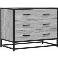 Berkfield Home Drawer Cabinet Grey Sonoma 70x41x56 cm Engineered Wood | Size: 70 x 41 x 56 cm