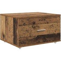 Berkfield Home Drawer Cabinet Old wood Particle board Medium Drawer Cabinet in Brown