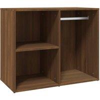 Berkfield Home Dressing Cabinet Brown Oak 80x40x65 cm Engineered Wood | Size: 80 x 40 x 65 cm