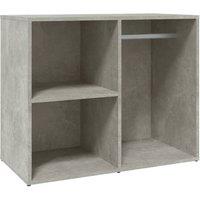 Berkfield Home Dressing Cabinet Concrete Grey 80x40x65 cm Engineered Wood | Size: 80 x 40 x 65 cm