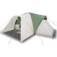 Berkfield Home Family Tent Dome 6-Person Green Waterproof