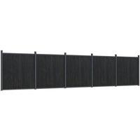 Berkfield Home Fence Panel Grey 872x186 cm WPC