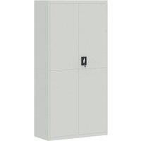 Berkfield Home File Cabinet Light Grey 90x40x180 cm Steel | Size: 90 x 40 x 180 cm