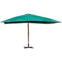 Berkfield Home Floating Parasol Melia 300 x 400 cm Green