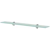Berkfield Home Floating Shelves 2 pcs Glass 70x20 cm 8 mm in Clear