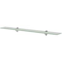 Berkfield Home Floating Shelves 2 pcs Glass 80x20 cm 8 mm in Clear