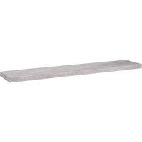 Berkfield Home Floating Wall Shelf Concrete Grey 120x23.5x3.8 cm MDF