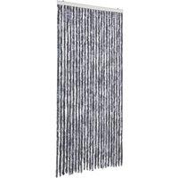 Berkfield Home Fly Curtain Silver 100x230 cm Chenille
