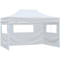 Berkfield Home Foldable Party Tent with 4 Sidewalls 3x4.5 m White