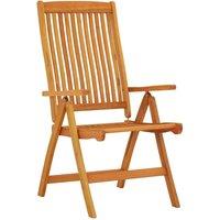 Berkfield Home Folding Garden Chairs 2 pcs Solid Wood Eucalyptus in Brown