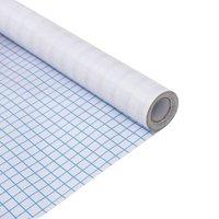 Berkfield Home Frosted Privacy Window Film Adhesive Stripes 0.9x100 m in White